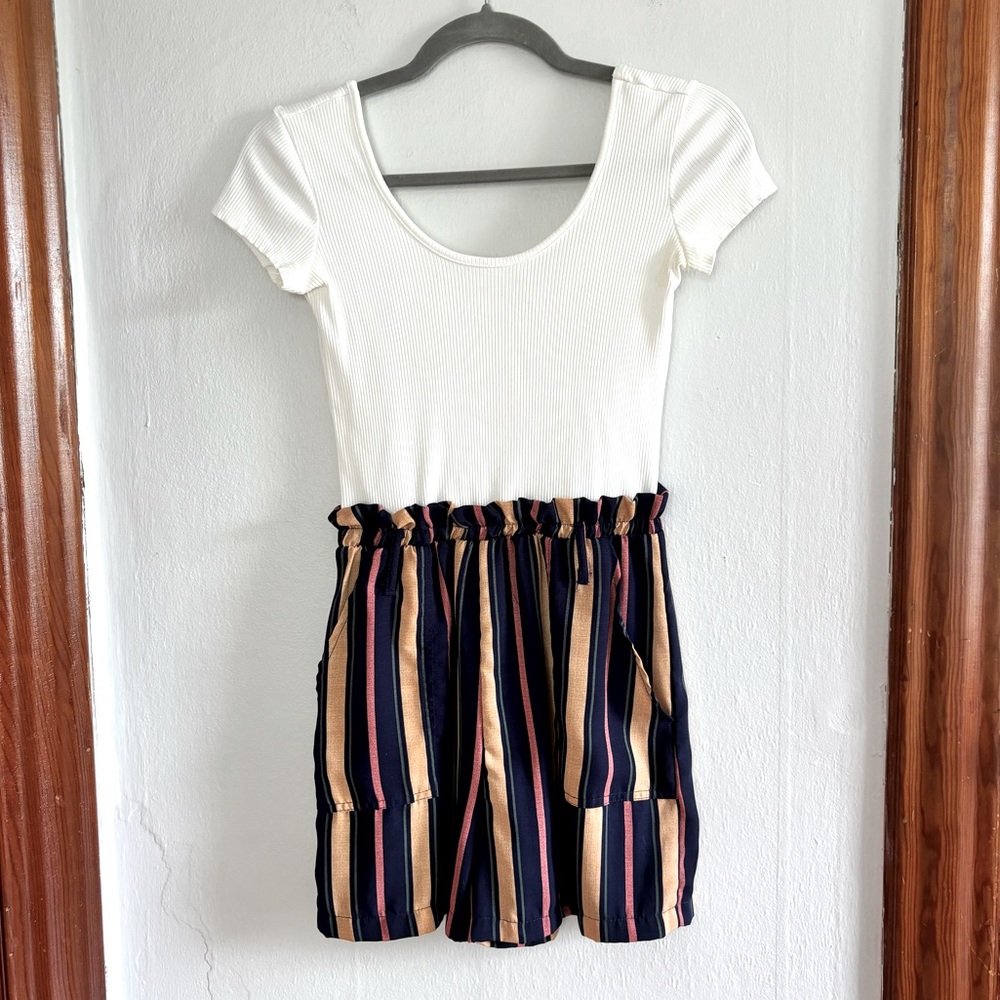 Altar’d State scoop-neck low back romper